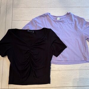 BUNDLE of 2 ASOS Short Sleeve Tops
